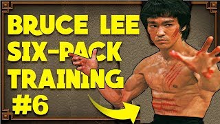 Real Bruce Lee Abdominals Workout 6 || V Sit-up || Martial Arts