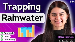 L74. Trapping Rainwater Problem | Optimal Solution & Code