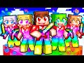 Trapped on One SUPER BLOCK With MY CRAZY FAN GIRLS in Minecraft...