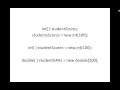 Intro to Arrays in Java