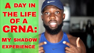 SHADOWING a CRNA| The Best Experience!