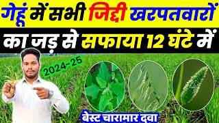 गेहूं में खरपतवार नाशक🌾Gehu Me Kharpatwar Nashak Dawa | Gehu Me Best Kharpatwar Nashak Dawa 2024-25