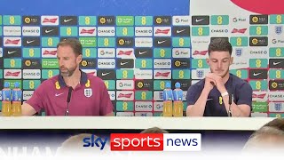 Gareth Southgate & Declan Rice's press conference after England's Euro 2024 squa