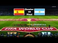 PES 2021 | Spain vs Argentina | FIFA World Cup Qatar 2022 Quarter-final | All Goals Highlights HD