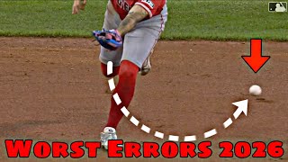 MLB | Worst Errors April 2026