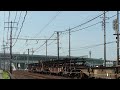 【hd】ef65 1123牽引の8865レ ef64 1048を連れて尾張一宮－木曽川を通過