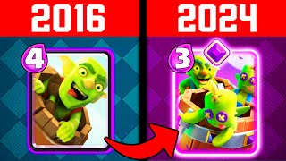 Clash Royale's History of the Goblin Barrel