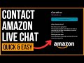 How to Contact Amazon Live Chat Support