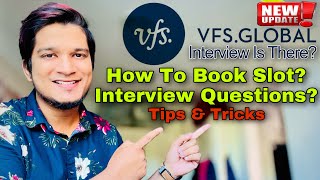 VFS Interview Is There? | Questions For VFS Interview | VFS Slot Booking | New Updates | #latvia