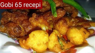 Restaurant style Gobi 65 Recipe|Crispy And Tasty Gobi 65|How To Make Crispy Gobi 65 Fry|Chilli gobi|