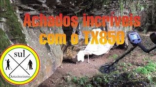 Detectorismo na CAVERNA com TX850, achados incríveis...