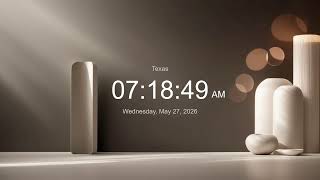 🔴 LIVE | Texas Clock – Current Time Now (Central Time, US)