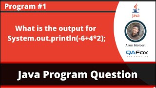 Java Program - What is the output for System.out.println(-6+4*2); ?