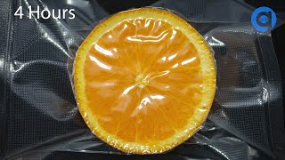 Orange In Vacuum Bag Timelapse - Rotting Time Lapse