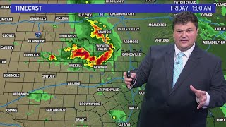 DFW Weather | More severe weather possible overnight, more rain in 14 day forecast