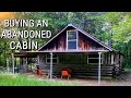 BUYING |ABANDONED CABIN  | homesteading | off grid living | cabin build | cabin | off grid cabin