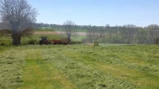 Massey Ferguson 6290\u0026 Kuhn alterna 400 au fauchage 2016