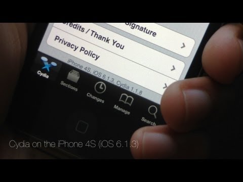 Cydia on the iPhone 4S running iOS 6.1.3 Cydia on the iPhone 4S running iOS 6.1.3