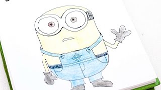 How To Easily Draw Bob The Minion - DIY  Tutorial - Guidecentral