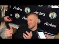 kristaps porzingis jokes that he takes victor wembanyama matchup personally postgame interview