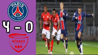 Nimes 0 - 4 Paris Saint-Germain: All Goals & Extended Highlight