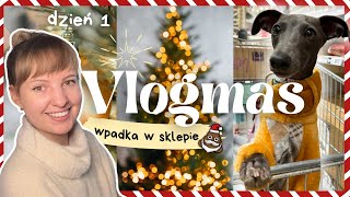 🎄Vlogmas #1 Jedziemy po choinkę! Wpadka Sophie i świąteczne zakupy we włoskim sklepie 🎁