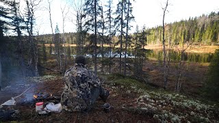 TAIGA LAKE BEFORE THE ICE BREAK. A PARADE OF SATELLITES. I'M CLOSING THE SEASON. FISHING.