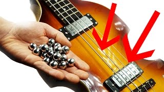 How to hit Bass strings with Marbles - Marble Machine X #4