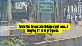 Interstate 5 bridge closed northbound for a lengthy bridge lift