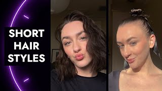 How To Style A Bob In 3 Ways | Easy Short Hair Tutorial