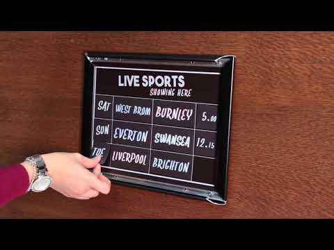 Live Sports - Magnetic Board Live Sports - Magnetic Board