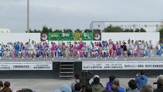 南越谷阿波踊り②／左岸広場特設ステージ／草加ふささら祭り 踊るん♪よさこい2018