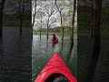 「水没林」雪解け水が作る幻想的な世界　paddling a canoe relaxing nature 白川ダム　 白川湖の水没林