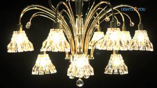 031 8+4 Light Asfour Crystal Chandelier