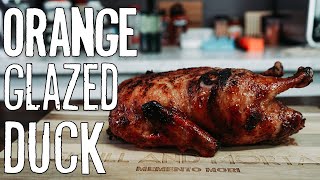 How Cook Glazed Duck on a Grill - Rotisserie Duck