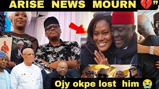 Ojy Okpe Loses Her Father | Governor Adeleke, Umo Eno, Rotimi Amaechi, Sani Attend service of songs