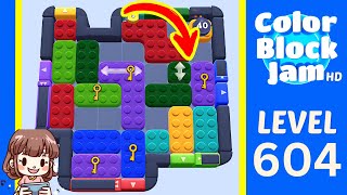 Color Block Jam Level 604 Solution Walkthrough