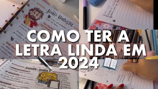 COMO TER A LETRA LINDA EM 2024 (letra de computador 🖥️)