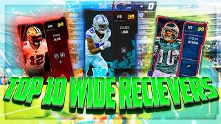 Top 10 Wide Receivers in Madden 24 Ultimate Team!