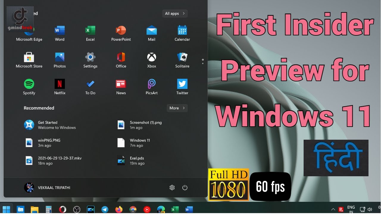 Windows 11 New Action Center, File Explorer, Microsoft Store, Settings ...