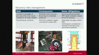 Flexible Risers Seminar Part 9 - How to safely plan and conduct riser replacement operations