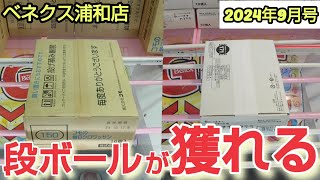 【月刊ベネクス浦和店】クレーンゲーム日本一獲れるお店で段ボール箱の景品を取るコツを紹介 #2024年9月