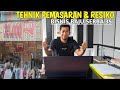 TEHNIK PEMASARAN DAN RESIKO  BISNIS BAJU SERBA 35 - ANDY FAHRIZAL