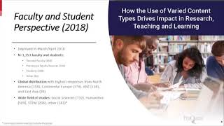 What Do Students and Faculty Need in a Research Database? The Librarian's Perspective