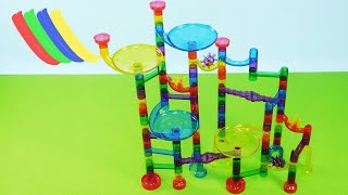 Ucradle Kugelbahn: Marble Run - Test und Aufbau der Murmelbahn aus Plastik - Spielzeug für Kinder