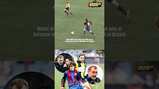 🇦🇷 Así fue el debut de Messi en el Barça B vs el hermano de Xavi #shorts