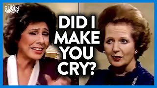 Watch Host's Face as Margaret Thatcher Crushes Her Dreams of Socialism | DM CLIPS | Rubin Report