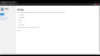 Wiki - CS50s Web Dev with Python and JavaScript