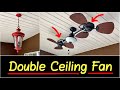 ✅Best Double Ceiling Fan with Light Harbor Breeze 74 inch | 3-Speed | 4,450-CFM | Finish Review