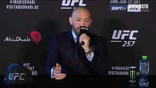 UFC 257: Conor McGregor Post-fight Press Conference
